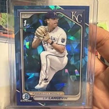 2024 Bowman Draft Sapphire Edition Base Set L.P. Langevin #BDC-183 card