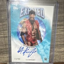 2025 Topps Exalted WWE Wrestling Exalted Autographs LA Knight #EXA-LAK card