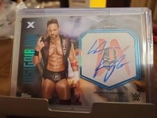2025 Topps Exalted WWE Wrestling Insignia Ink LA Knight #INI-LAK card