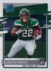 2020 Donruss Optic Base Set La'Mical Perine #190 card
