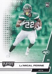 2020 Panini Playoff Base Set La'Mical Perine #238 card