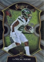 2020 Panini Select Base Set La'Mical Perine #80 card