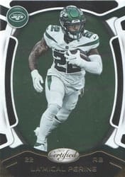 2021 Panini Certified Base Set La'Mical Perine #12 card