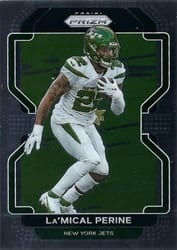 2021 Panini Prizm Base Set La'Mical Perine #88 card