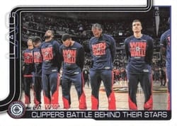2025-26 Topps Base Set LA Way: Clippers Battle Behind Their Stars #292 card