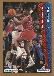 1992-93 Fleer Base Set LaBradford Smith #234 card