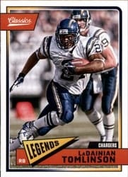 2018 Panini Classics Base Set LaDainian Tomlinson #179 card