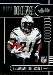 2019 Panini Absolute NFL Icons LaDainian Tomlinson #15 card