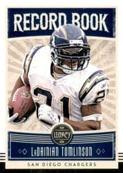 2020 Panini Legacy Record Book LaDainian Tomlinson #RB-LT card