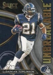 2020 Panini Select Unbreakable LaDainian Tomlinson #U16 card