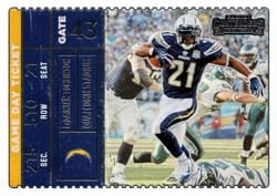 2022 Panini Contenders Game Day Ticket LaDainian Tomlinson #GDT-LTO card