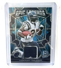 2022 Panini Spectra Epic Legends Materials LaDainian Tomlinson #ELM-LTO card