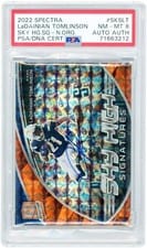 2022 Panini Spectra Sky High Signatures LaDainian Tomlinson #SKS-LT card