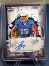 2024 Finest Rookie Finest Autographs Ladd McConkey #RFA-LM card