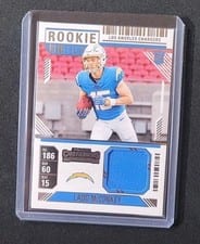 2024 Panini Contenders Rookie Ticket Swatch Ladd McConkey #RTS-LMY card