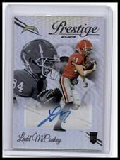 2024 Panini Prestige Xtra Points Signatures Premium Ladd McConkey #331 card