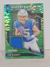 2024 Panini Prizm Premier Jerseys Ladd McConkey #PJ-LMY card