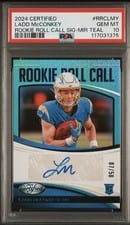 2024 Panini Select Prime Selections Signatures Ladd McConkey #10 card
