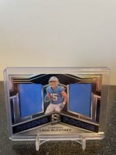 2024 Panini Spectra Rising Rookie Materials Ladd McConkey #RRM-LMY card