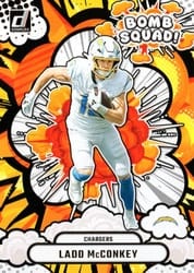 2025 Donruss Bomb Squad Ladd McConkey #BS-LMY card