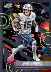 2025 Topps Cosmic Chrome Base Set Ladd McConkey #54 card