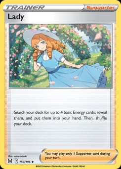 Lost Origin Lady #159 card