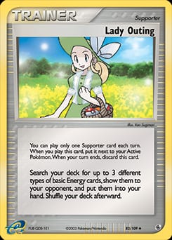 Ruby & Sapphire Lady Outing #83 card