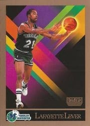 1990-91 SkyBox Base Set Lafayette Lever #376 card