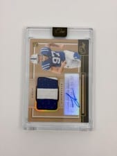 2024 Panini One Premium Rookie Patch Autographs Laiatu Latu #127 card