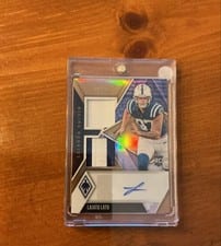 2024 Panini Phoenix Rising Rookie Dual Patch Autographs Laiatu Latu #RRDP-LLU card