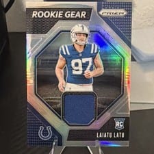 2024 Panini Prizm Rookie Gear Laiatu Latu #RG-LLU card
