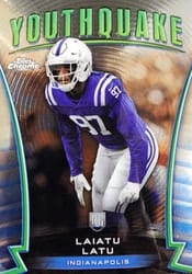 2024 Topps Chrome Youthquake Laiatu Latu #Y-9 card