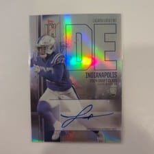 2024 Topps Signature Class Rookie Class Chrome Autographs Laiatu Latu #RCV-LL card