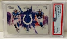 2024 Panini Prizm Dual Color Blast Laiatu Latu / Zaire Franklin #4 card