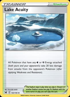 Lost Origin Lake Acuity #160 card