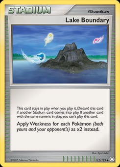 Mysterious Treasures Lake Boundary #112 card