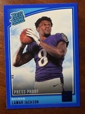 2018 Donruss Lamar Jackson #317 card