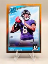 2018 Donruss Optic Lamar Jackson Bronze #167 card