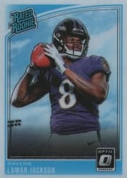 2018 Donruss Optic Base Set Lamar Jackson #167 card