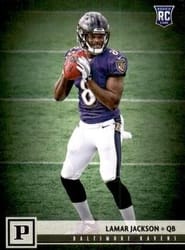 2018 Panini Base Set Lamar Jackson #309 card