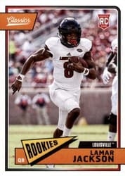 2018 Panini Classics Base Set Lamar Jackson #209 card
