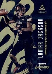 2018 Panini Luminance Luminary Lamar Jackson #14 card