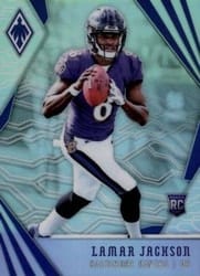 2018 Panini Phoenix Base Set Lamar Jackson #112 card