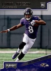 2018 Panini Playoff Base Set Lamar Jackson #212 card