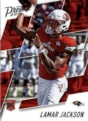2018 Panini Prestige Base Set Lamar Jackson #279 card