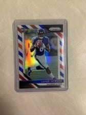 2018 Panini Prizm Lamar Jackson Red White Blue #212 card
