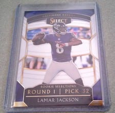 2018 Panini Select Rookie Selections Lamar Jackson #RS-12 card