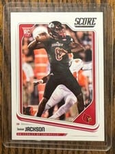 2018 Score Lamar Jackson #352 card