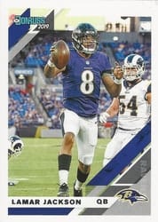 2019 Donruss Base Set Lamar Jackson #25 card