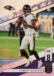 2019 Donruss Elite Base Set Lamar Jackson #4 card